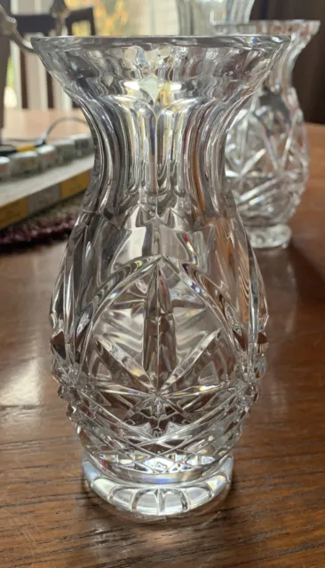 High Quality Vintage Hand Cut 24% Lead Crystal Vase Made in Poland