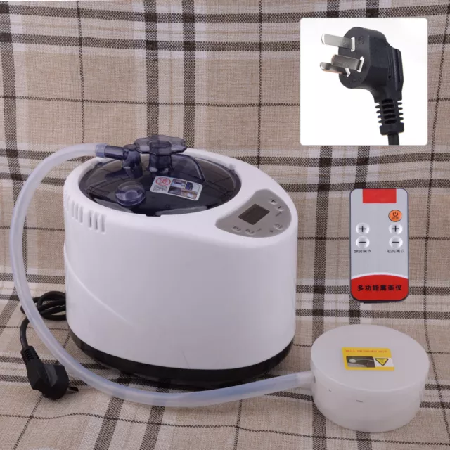 2.6L Portable Steamer Pot Generator Home Spa Steam Bath Sauna Tent Body Therapy