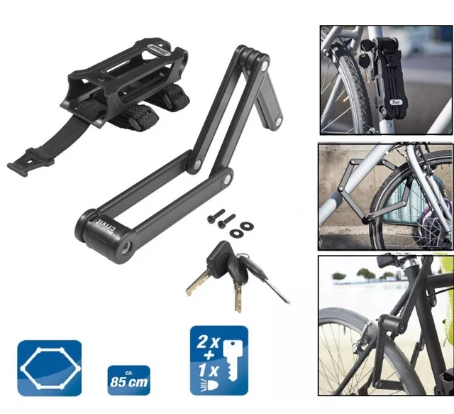 crivit folding bike lock