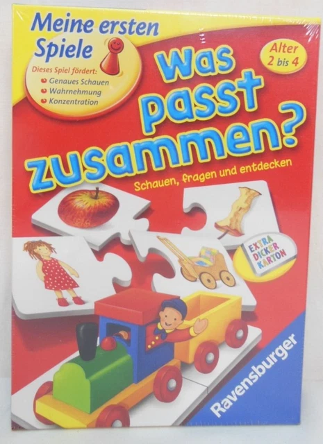 Ravensburger Meine ersten Spiele was passt zusammen? Altersgerechter Spielspaß!