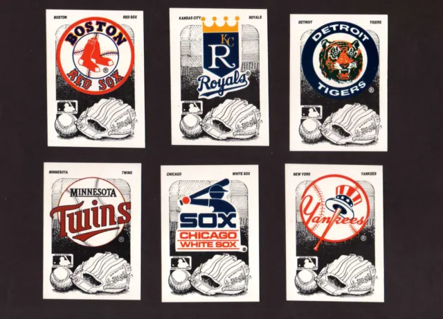 1987 Fleer Baseball Team Logo Stickers - Select Your Team or Buy Entire Lot $7