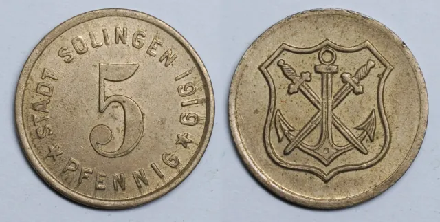 Germany - Solingen 5 Pfennig 1919