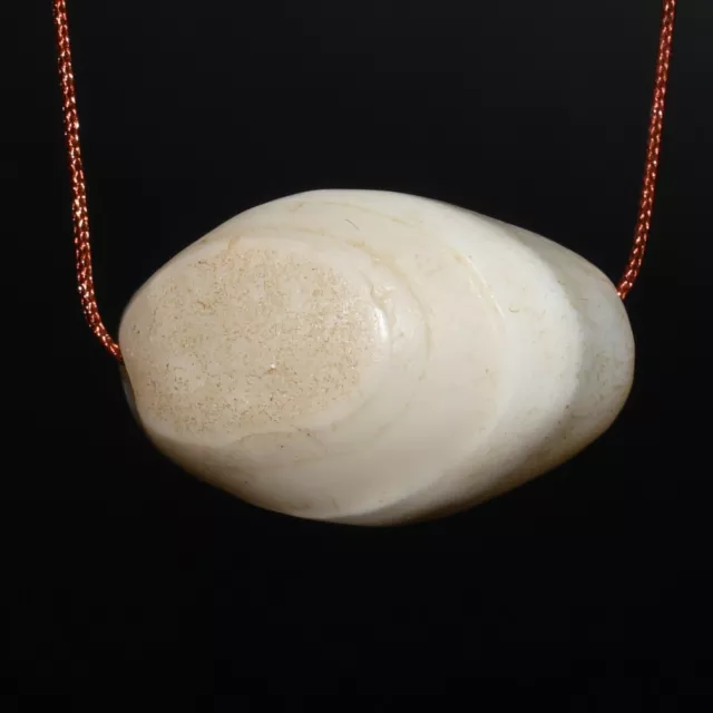 Genuine Ancient Banded Agate Bactrian Bead Amulet over 2000 Years Old