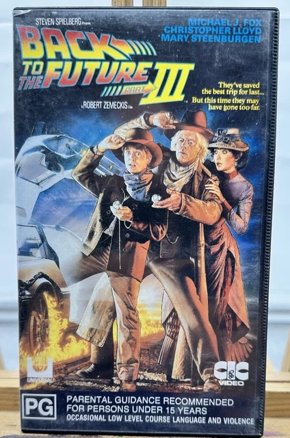 BACK TO THE Future Part III - VHS Video Cassette Tape - CIC Video 8899
