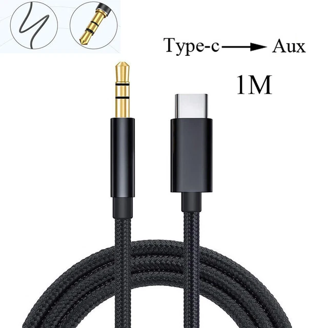 2 En 1 USB C à 3.5mm Adaptateur De Prise Casque, Belker Nylon Tressé 2 - Foto 7