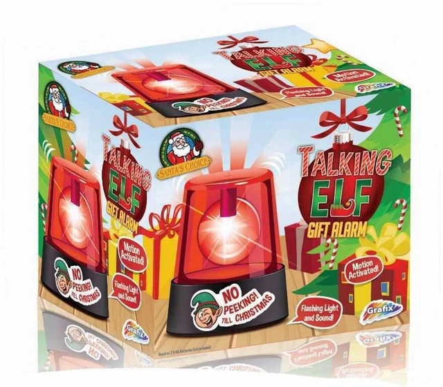 Sensore regalo di Natale Naughty Elf Snoop Allarme elfi comportamento cattivo sullo scaffale
