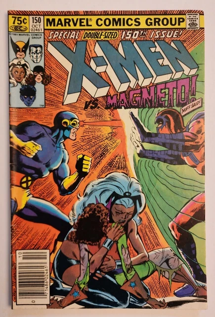 The Uncanny X-MEN #150 vs Magneto! Double-Sized Issue Newsstand Marvel 1981 F/VF