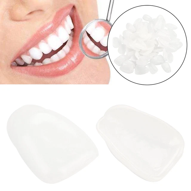 70Pcs/Set Dental Resin Teeth Veneers Anterior Dental Teeth Crown Accessory Kits