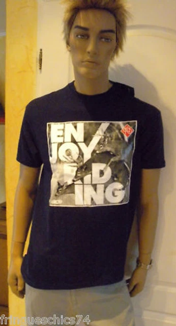 T-shirt Femme KANABEACH Bleu Rétro Taille 38 - Neuf Avec étiquette