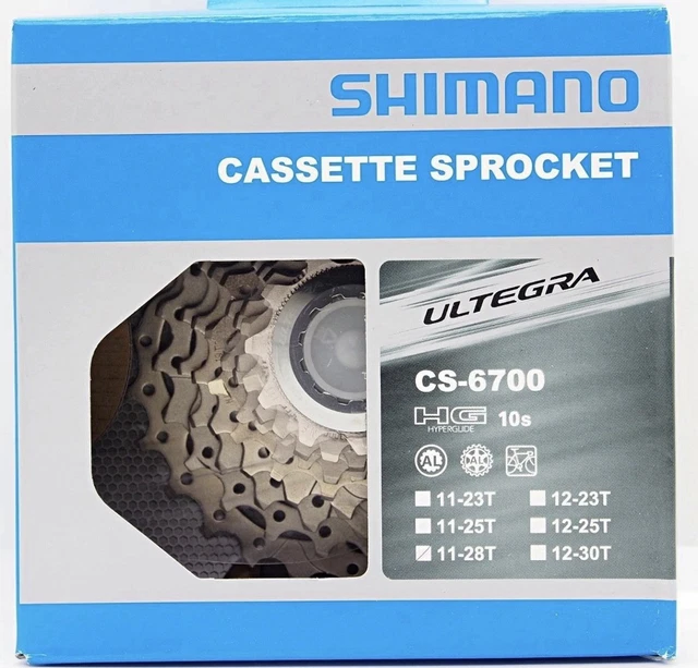 Cassette Shimano Ultegra 6700 CS-6700 - 10 Vitesses - Dents 12-25 - Occasion