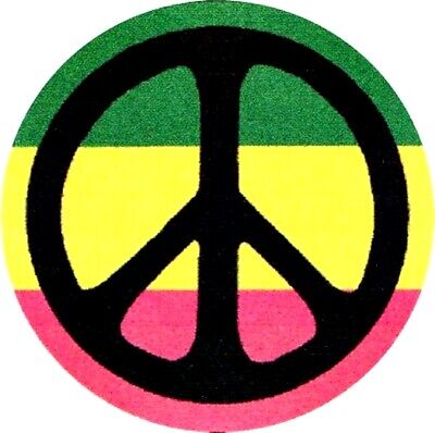 CND Reggae  1" Button Badge Peace Anti-War Humanity Music Love
