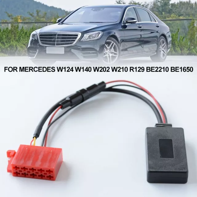 Bluetooth-compatible Adapter Music AUX Fit for Mercedes W124 W140 W202 W210 R129