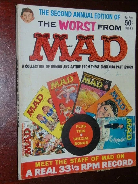 Vintage Mad Magazine12th Annual EditionTHE WORST from MAD