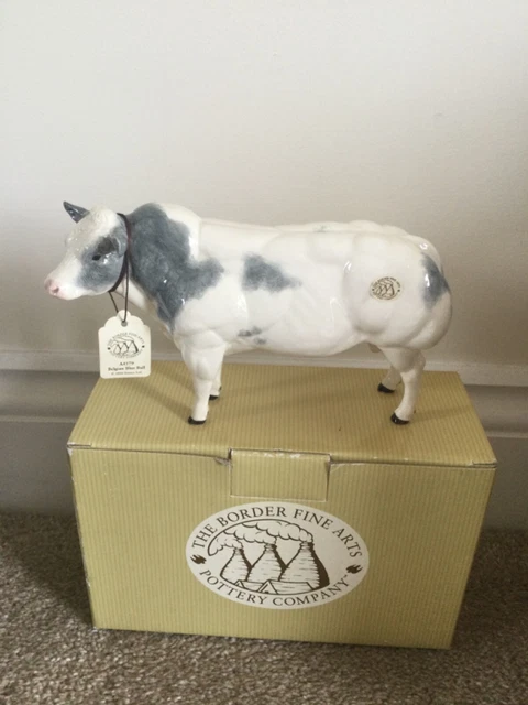 BORDER FINE ARTS BELGIAN BLUE BULL Boxed EUR 88,66 - PicClick FR