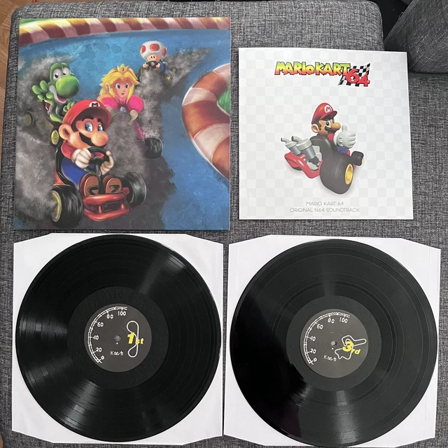 SUPER MARIO KART 64 Soundtrack VGM N64 Not Moonshake 2xLP Vinyl Record ...