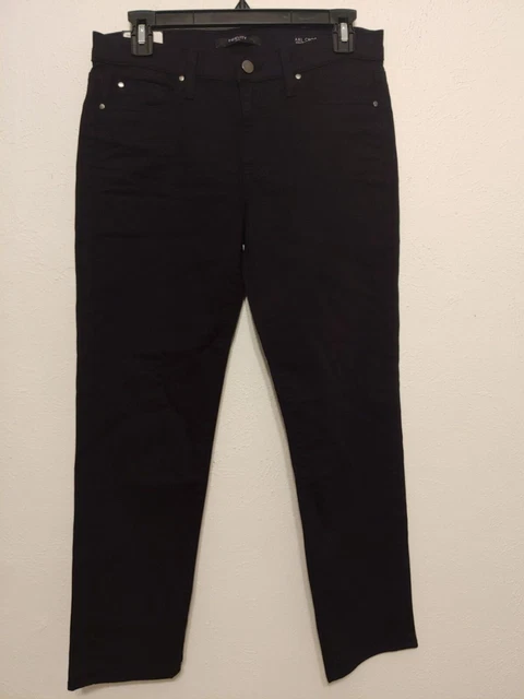 Fidelity Denim AXL Crop Women's Girlfriend Jean Size 26 Black