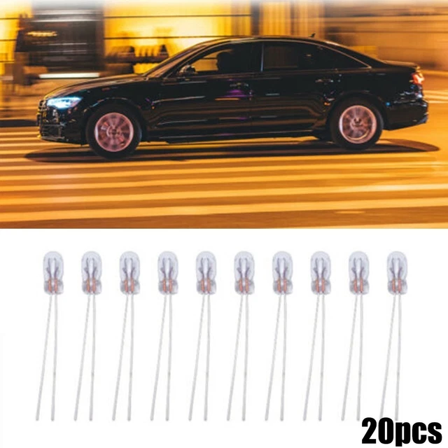 Lot De 5 Voyants LED Bleus 12V - Diamètre 6mm - Fil De 15cm - Pour Tableau De Bord Voiture, Fourgon, Bateau - Faciles à Installer - 6