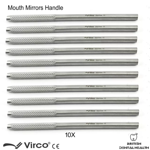 10X Solid Handle For Mouth Mirror Dental Surgical Implants Veterinary Tools