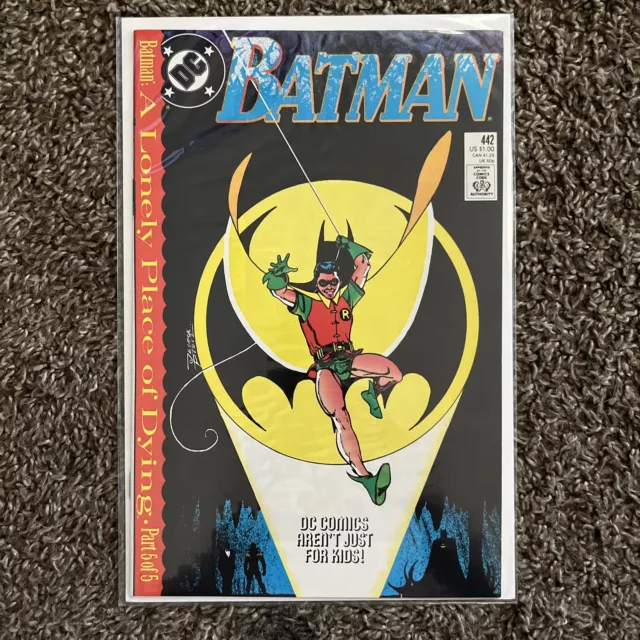 DC Comics Batman #442 1st Appearance Tim Drake in Robin Costume NM