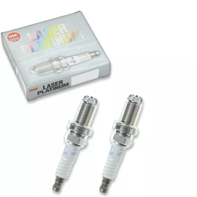 2 pc NGK 2890 BKR5EKUP Laser Platinum Spark Plugs for RC12PEPB PK16TT IK16TT ua