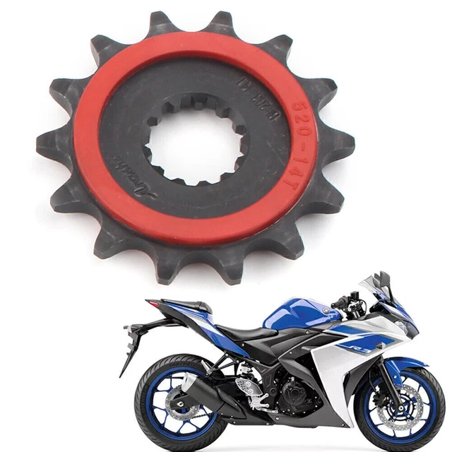FRONT 14T MOTOR Engine Chain Drive Sprocket Kit For Yamaha R3 2015-2018 ...