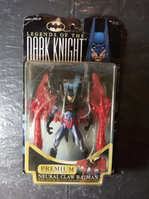 Legends of The Dark Knight -  NIB Neural Claw Batman Figure - Kenner 1996