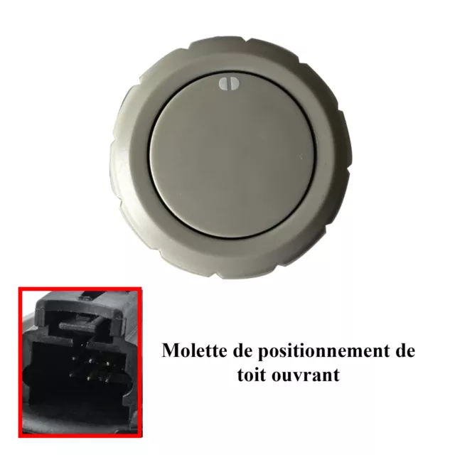 Molette Bouton Commande Interrupteur Toit Ouvrant 8200119893 8200319999