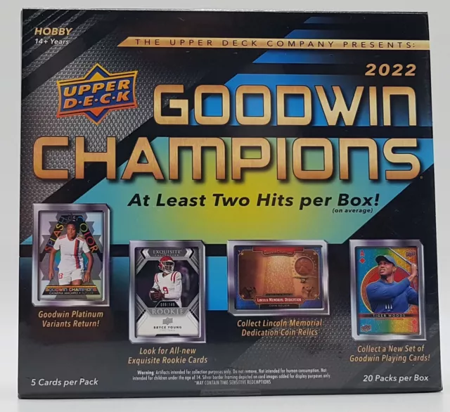 Upper Deck Goodwin Champions Hobby Box 2022