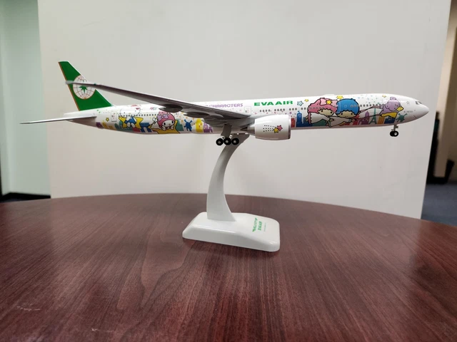 Maquette avion B777-300ER Eva Air (nouvelles couleurs) - plastique 1/200e
