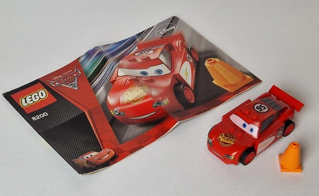 LEGO CARS: RADIATOR Springs Lightning Mcqueen (8200) Complete, good ...