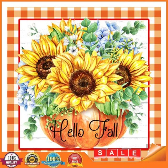 Diamond Painting Sunflower Full Round Drill Picture of Rhinestone DIY Drawing