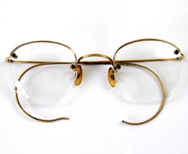 Vintage Gold Filled Eyeglasses Glasses Frames ALGHA 20 Made in England
