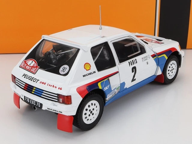 TAMIYA 1/24 PEUGEOT 205 Turbo 16 Works Rally Car Rare & Valuable ! EUR 96,92 - FR