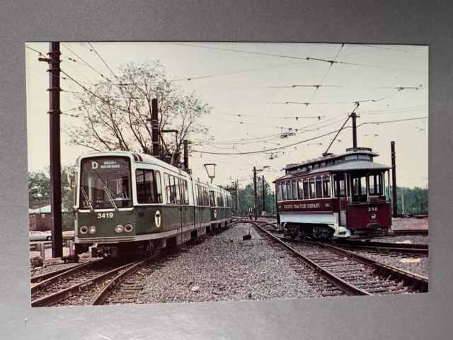 Vintage 60s 70s Pacific Traction Company St. Louis Car Company Train Postcard