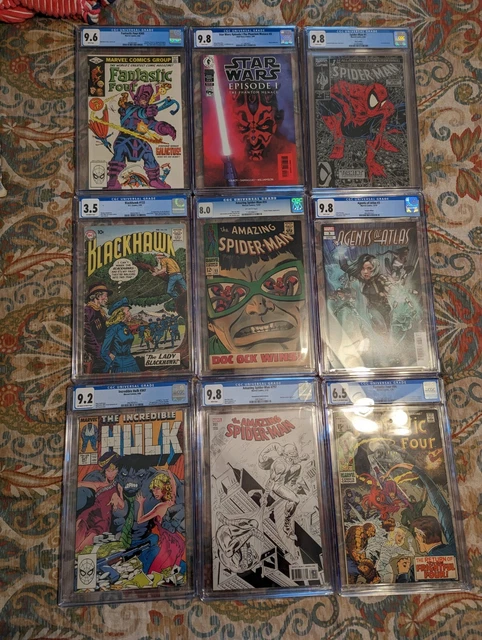 Graded Comic lot Box 1 IN 2 DC, Marvel, Indies, Many Key 1st Appearances!!