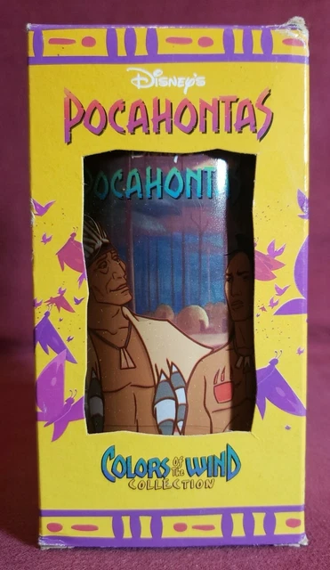 Vintage Burger King - Walt Disney - Pocahontas Color Of Wind - Drinking Glass