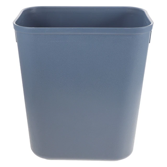Lata de basura cuadrada lata de basura rectangular automática lata de basura dormitorio gris abdominales