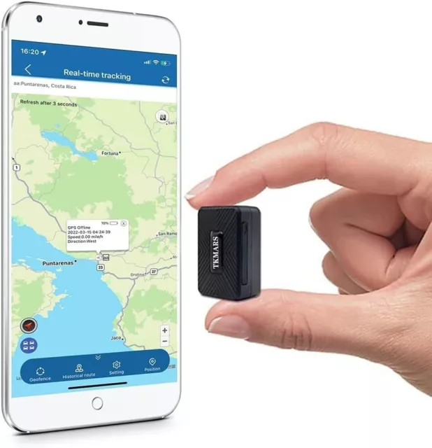 GPS Mini Auto Tracker TK 913 Echtzeit-Tracking, magnetisch für Auto Kinder & ältere Menschen
