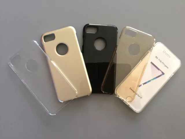 Funda Gel 360º Trasera Y Tapa Delantera Táctil Para Iphone 7, 8  4,7" Sin Puntos