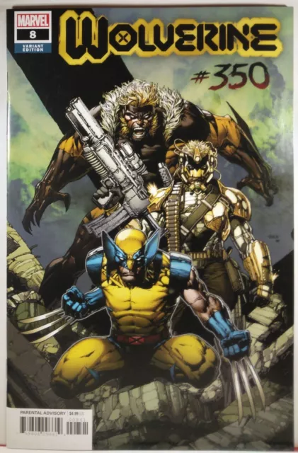 💥 Wolverine #8 Lgy #350 David Finch 1:25 Variant First Print 2020 X-Men Nm