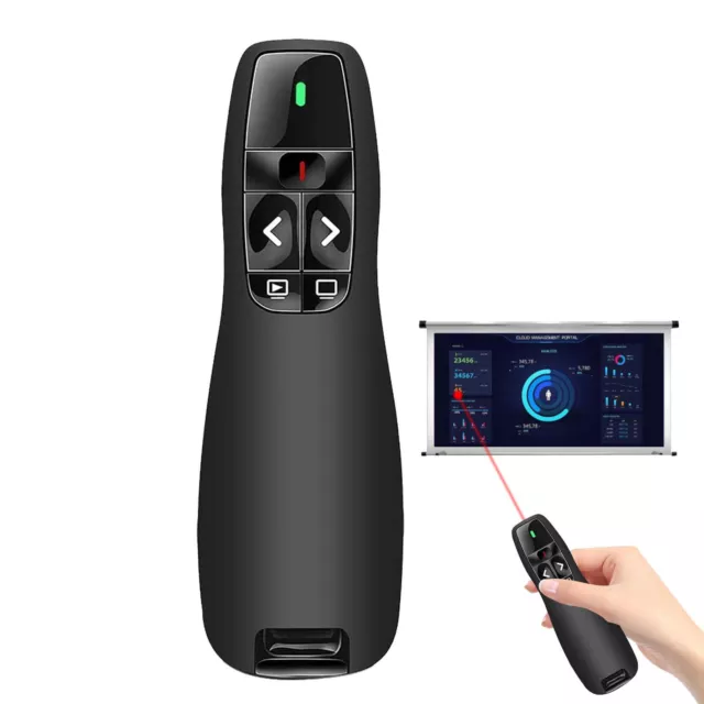 Power point Presentation Remote Control Wireless USB PPT Presenter Laser Pointer