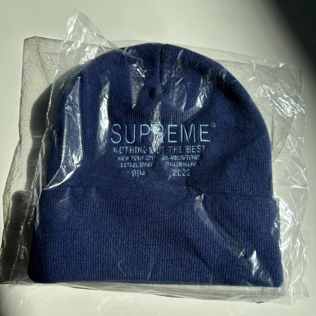 Supreme Nothing But The Best Navy FW22 Box Logo New York 2022 Brand New