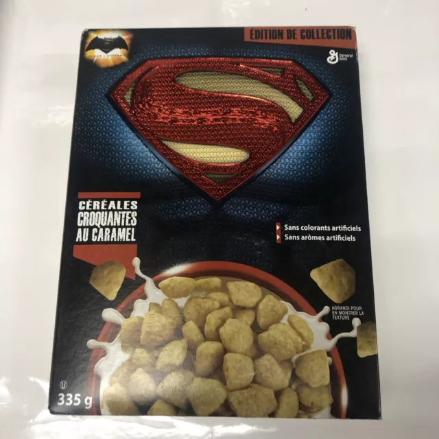 Superman Caramel Crunch • Collector’s Edition •General Mills• Batman VS Superman