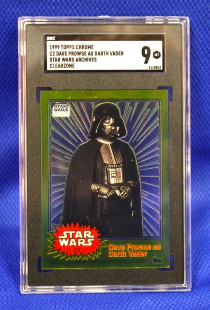 1999 Topps Star Wars Chrome Archives ClearZone Darth Vader (SGC 9)