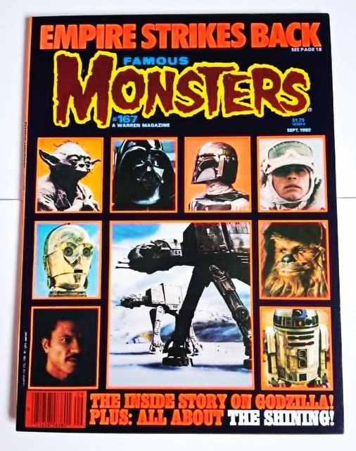 FAMOUS MONSTERS OF Filmland #167 1980 Empire Strikes Back Godzilla