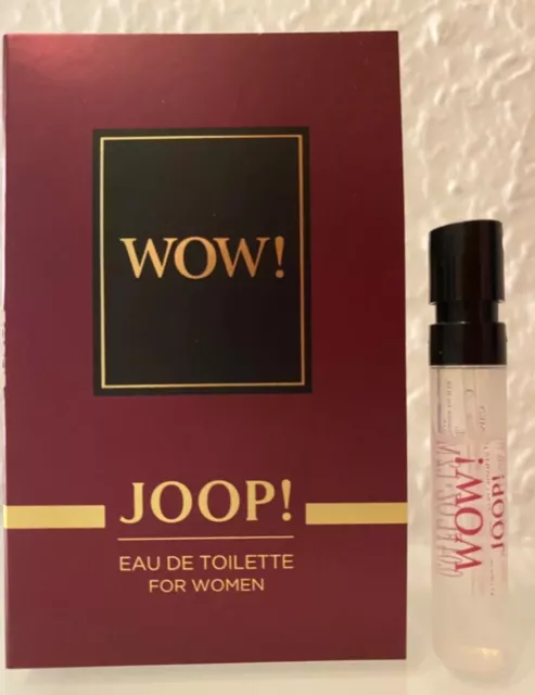 Joop ! Wow ! 1,2ml Eau De Toilette For Women Parfum Probe Neu-OVP
