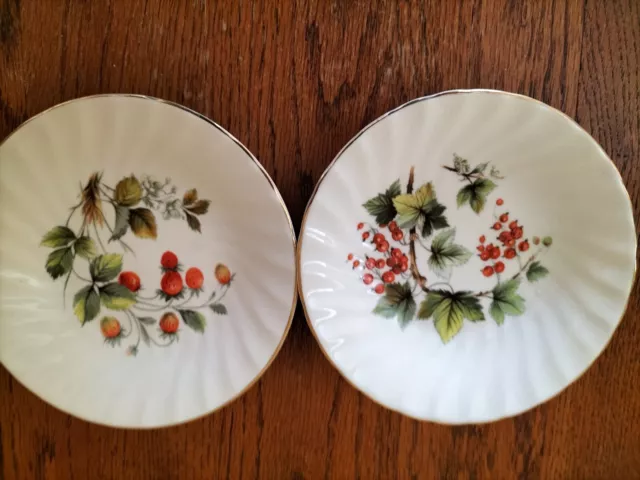 Royal Kendal Pin Dish Fruit Berry Design X 2