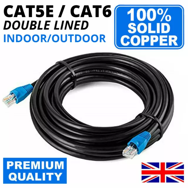 Outdoor Cat5E Cat5 Cable Utp Pe Rj45 Network External Gigabit Ethernet Lan Lot