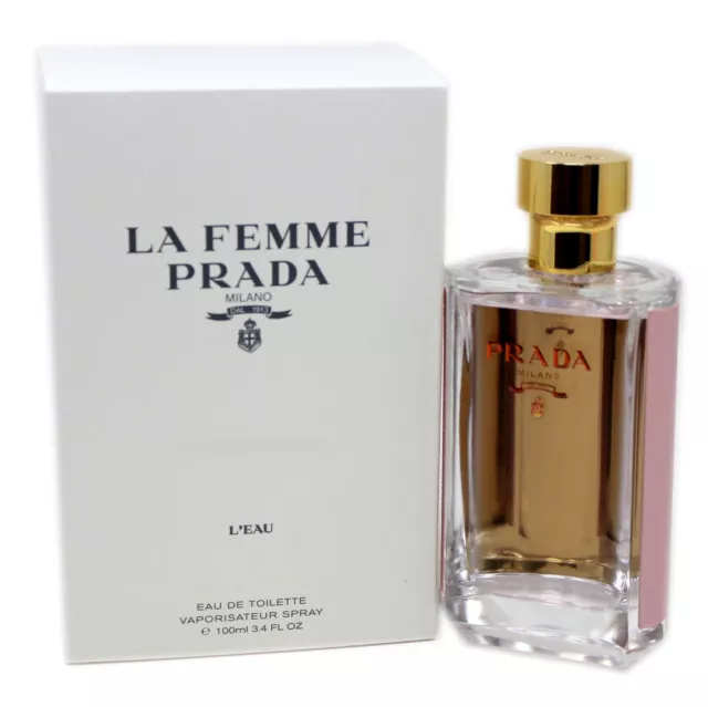 Prada La Femme L'eau Eau De Toilette Spray 100 Ml/3.4 Fl.oz. (T)