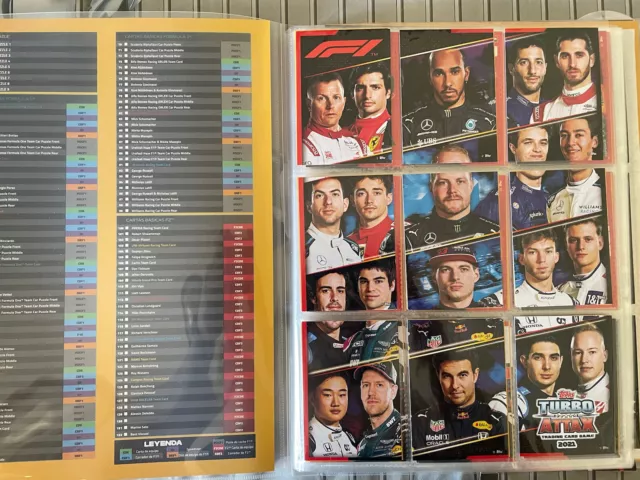 Topps Turbo Attax F1 2021 ALBUM COMPLETO 2